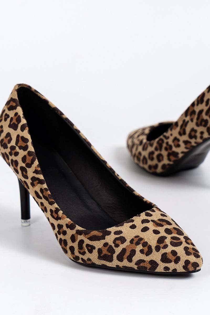 Women's Fashion Pointed Toe Leopard Print High Heels - Seldom Seen Styles