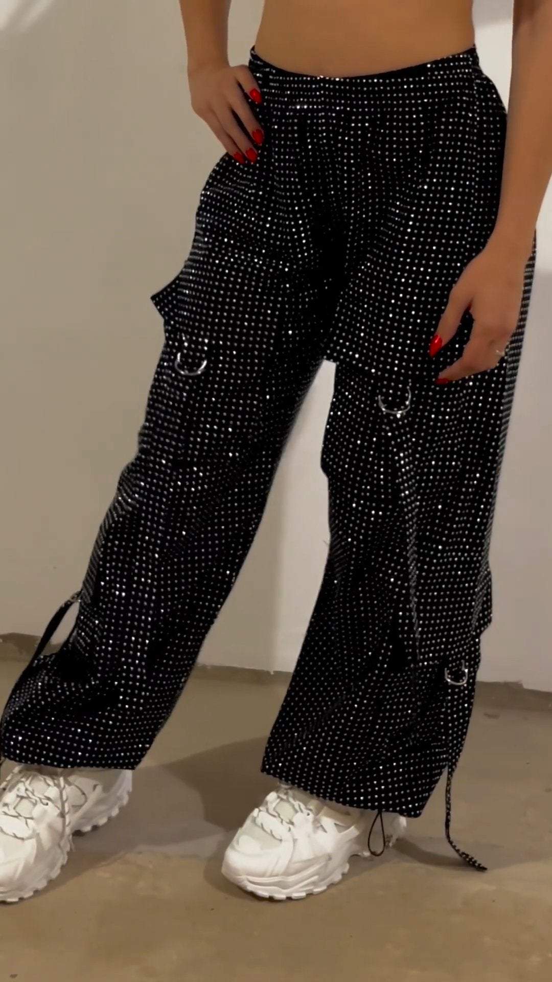 Women's Sequined Trousers - Seldom Seen Styles