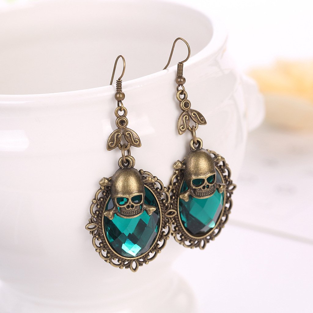 Skull Retro Earrings - Seldom Seen Styles