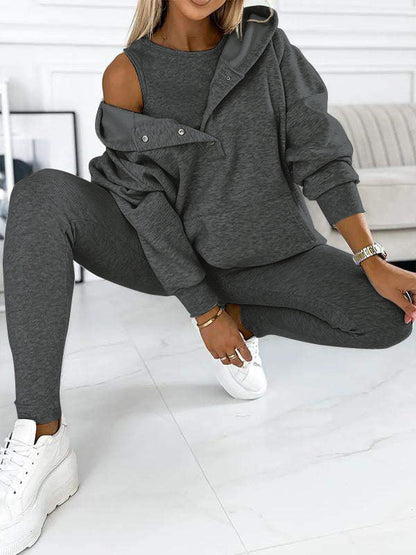 Casual and Comfortable Sweatshirt Suit - Seldom Seen Styles