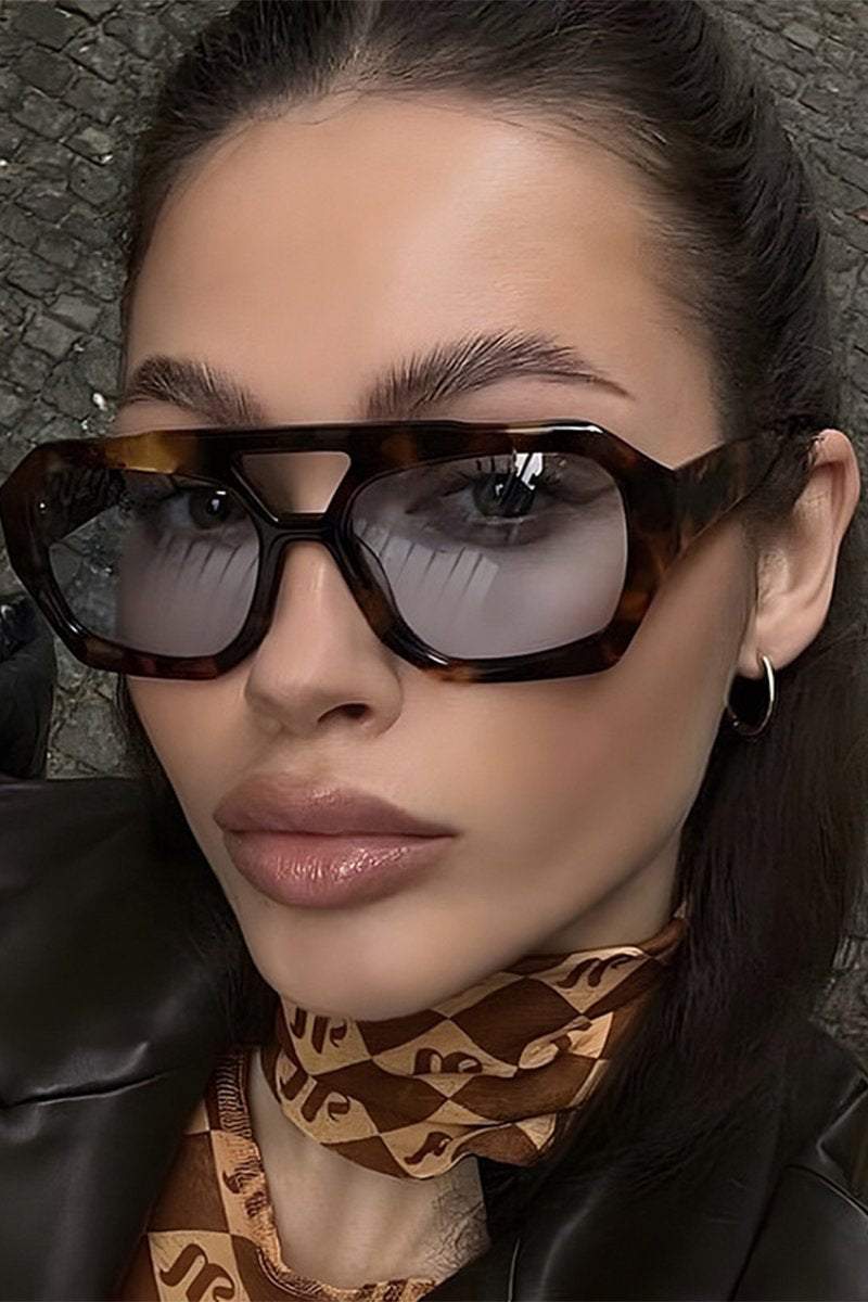 Women's Retro Personalized Irregular Sunglasses - Seldom Seen Styles