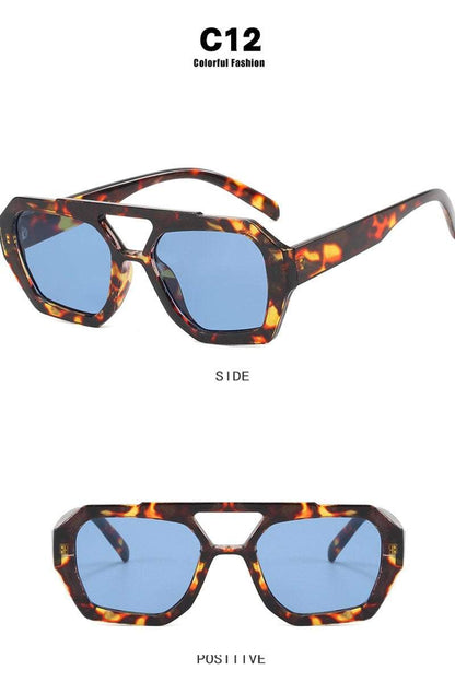 Women's Retro Personalized Irregular Sunglasses - Seldom Seen Styles