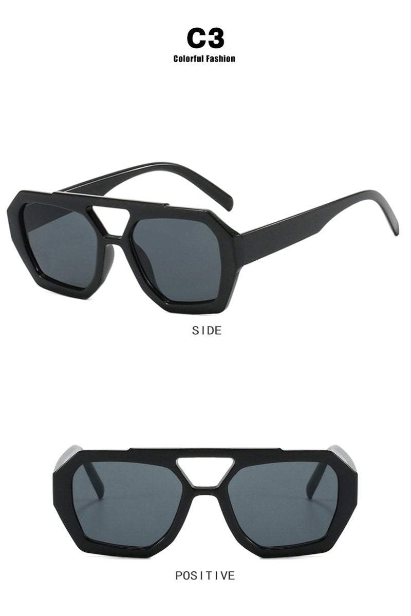 Women's Retro Personalized Irregular Sunglasses - Seldom Seen Styles