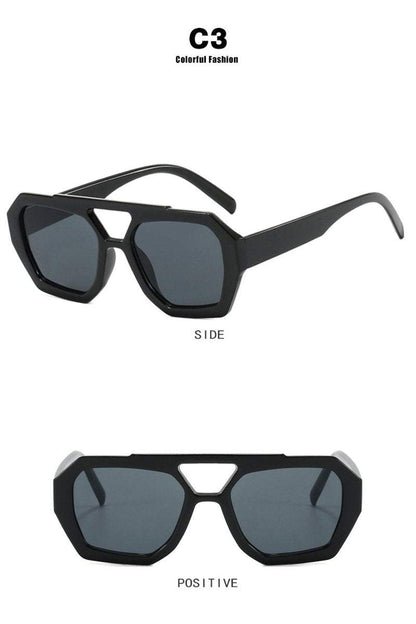 Women's Retro Personalized Irregular Sunglasses - Seldom Seen Styles