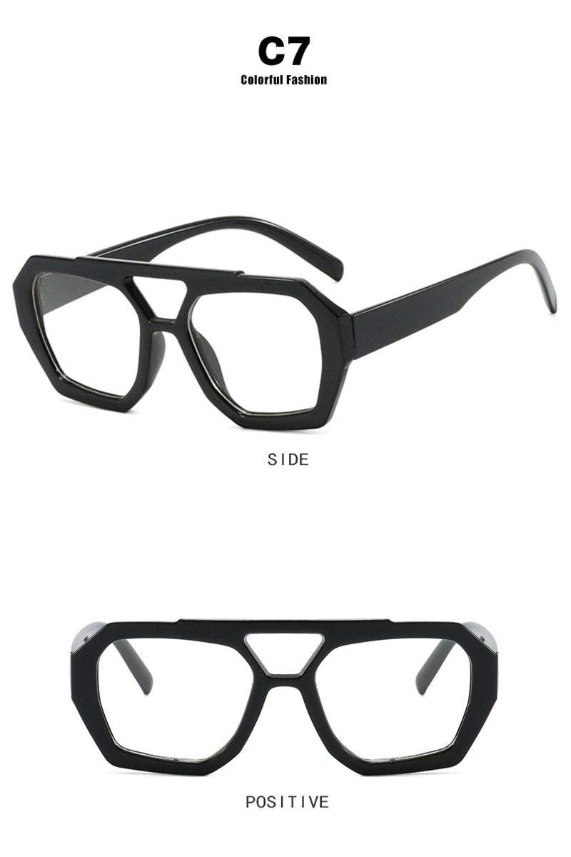 Women's Retro Personalized Irregular Sunglasses - Seldom Seen Styles