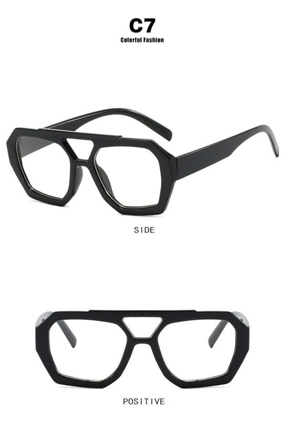 Women's Retro Personalized Irregular Sunglasses - Seldom Seen Styles