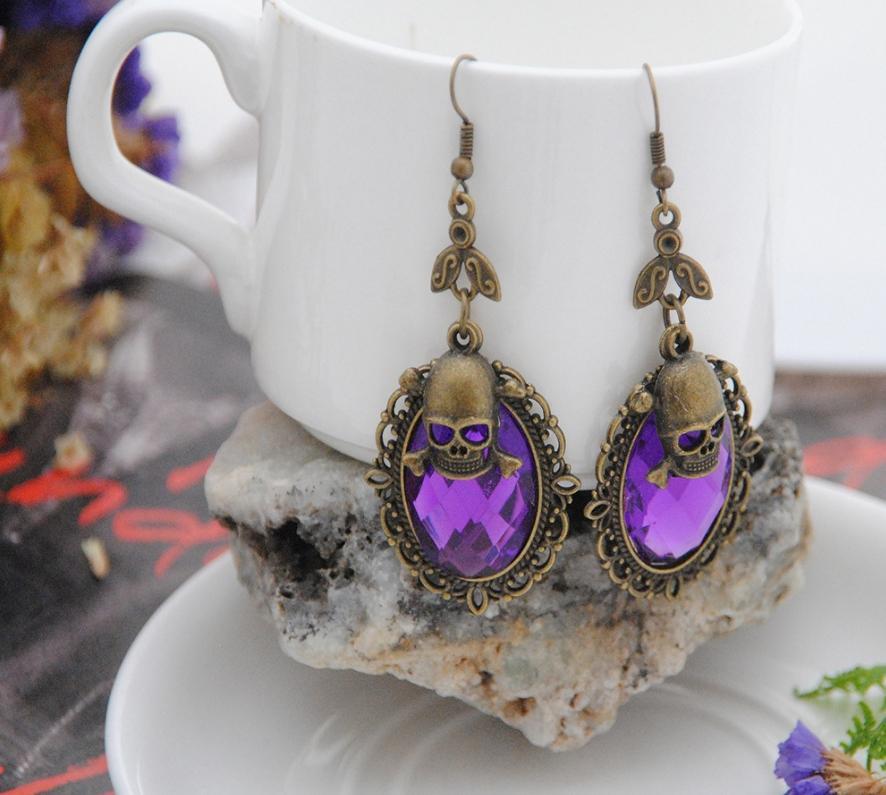 Skull Retro Earrings - Seldom Seen Styles