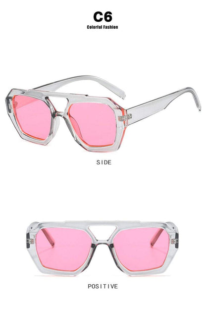 Women's Retro Personalized Irregular Sunglasses - Seldom Seen Styles