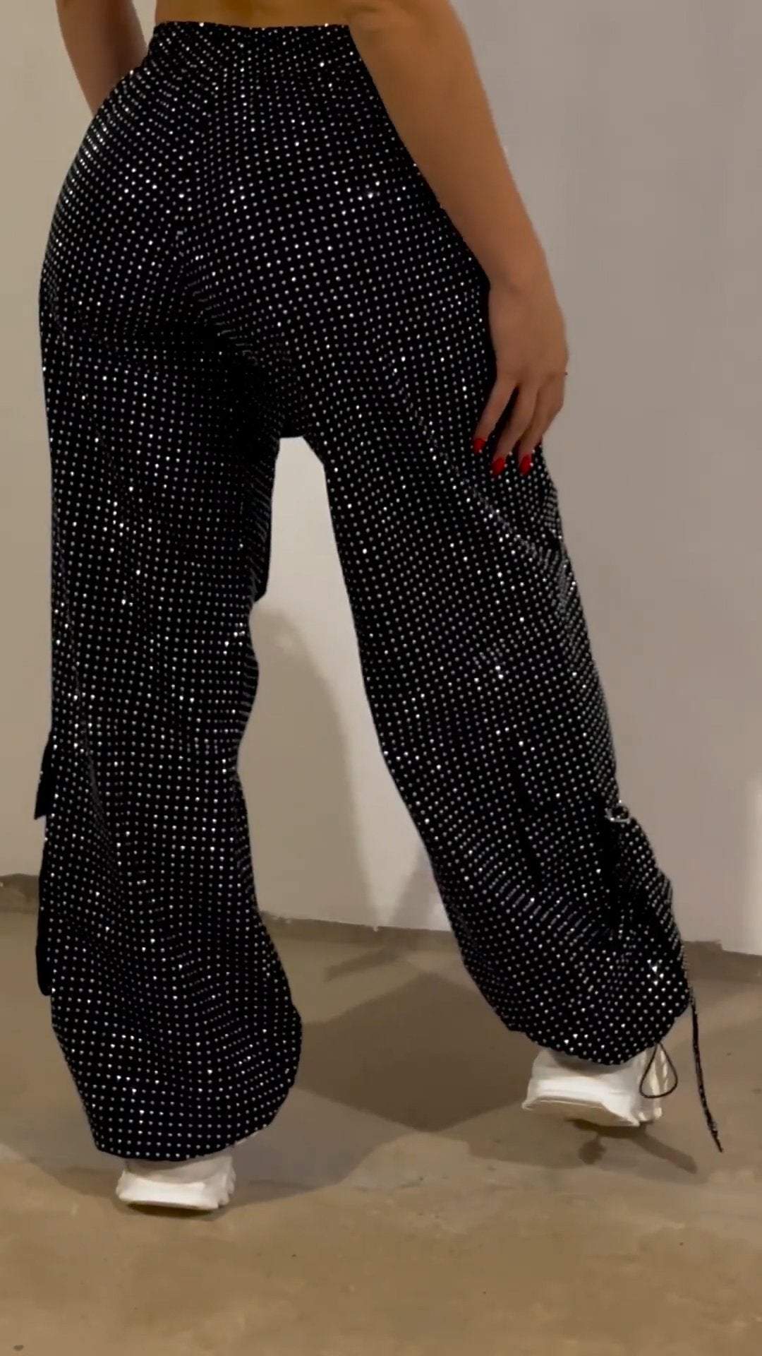 Women's Sequined Trousers - Seldom Seen Styles