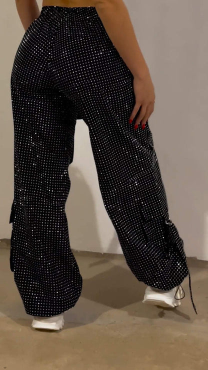 Women's Sequined Trousers - Seldom Seen Styles