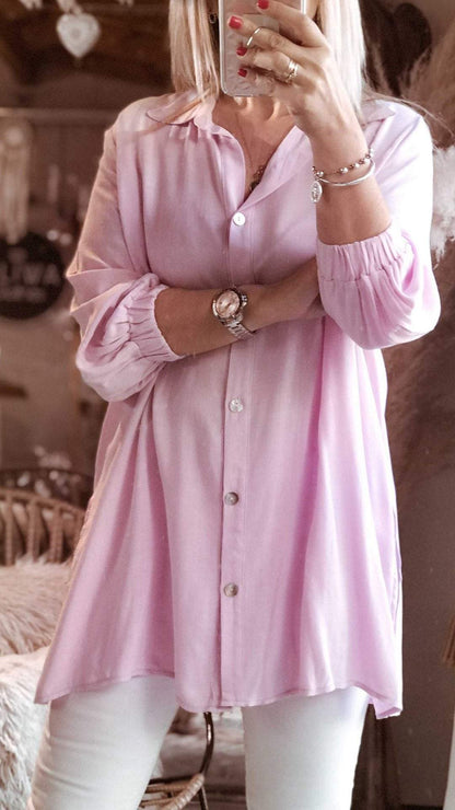 Fashion plain women's shirt tops casual pants - Seldom Seen Styles