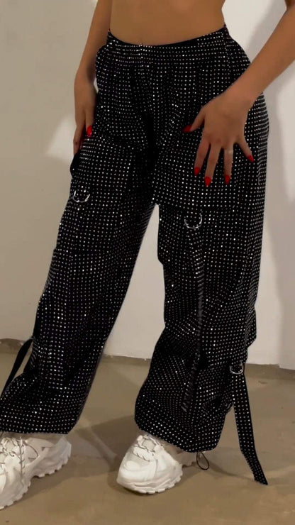 Women's Sequined Trousers - Seldom Seen Styles