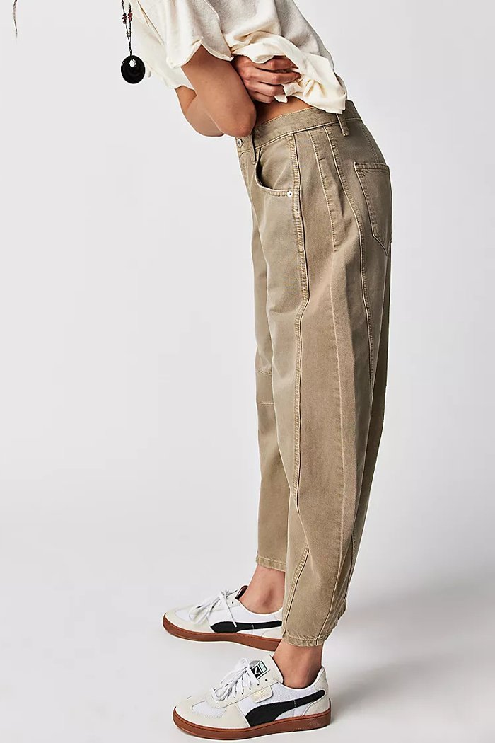 Fashion Casual Women's Loose Wide-leg Pants Mid-low Waist Washed Denim Trousers - Seldom Seen Styles