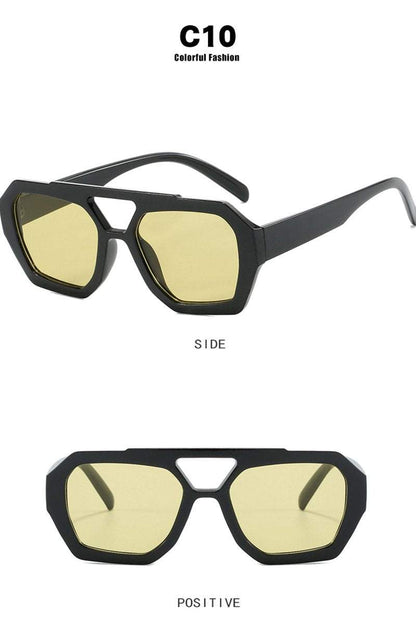 Women's Retro Personalized Irregular Sunglasses - Seldom Seen Styles