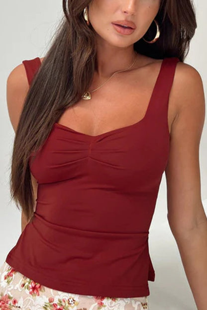 Women's Casual Sleeveless Backless Camisole T-shirt - Seldom Seen Styles