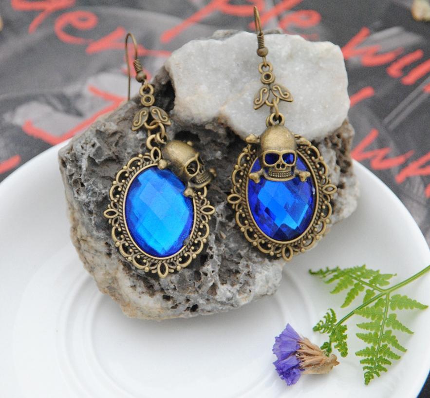 Skull Retro Earrings - Seldom Seen Styles