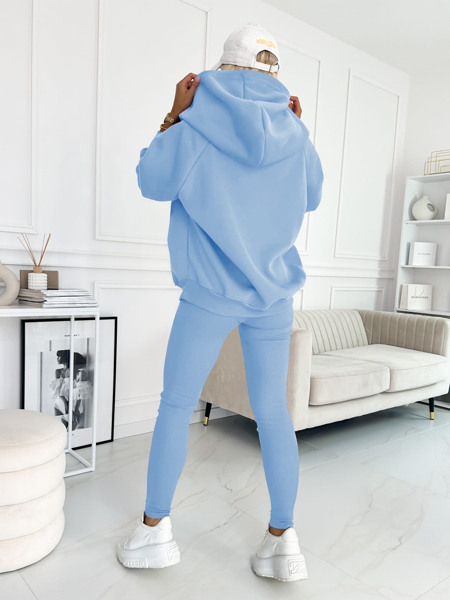 (S-5XL) Plus Size Hooded Casual and Comfortable Sweatshirt Two-piece Suit - Seldom Seen Styles
