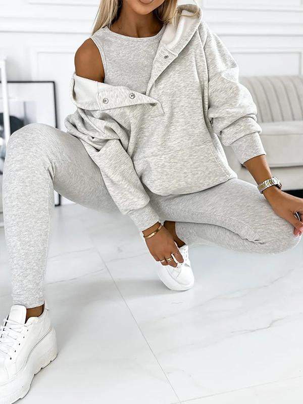Casual and Comfortable Sweatshirt Suit - Seldom Seen Styles