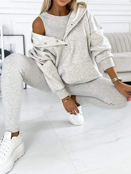 Casual and Comfortable Sweatshirt Suit - Seldom Seen Styles