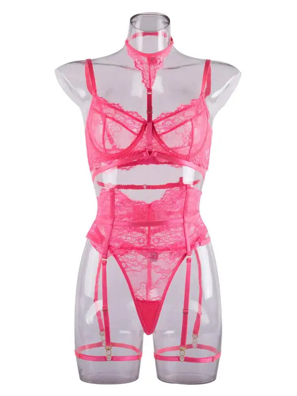 Ladylike Lace 3 Pieces Garter Set - Seldom Seen Styles