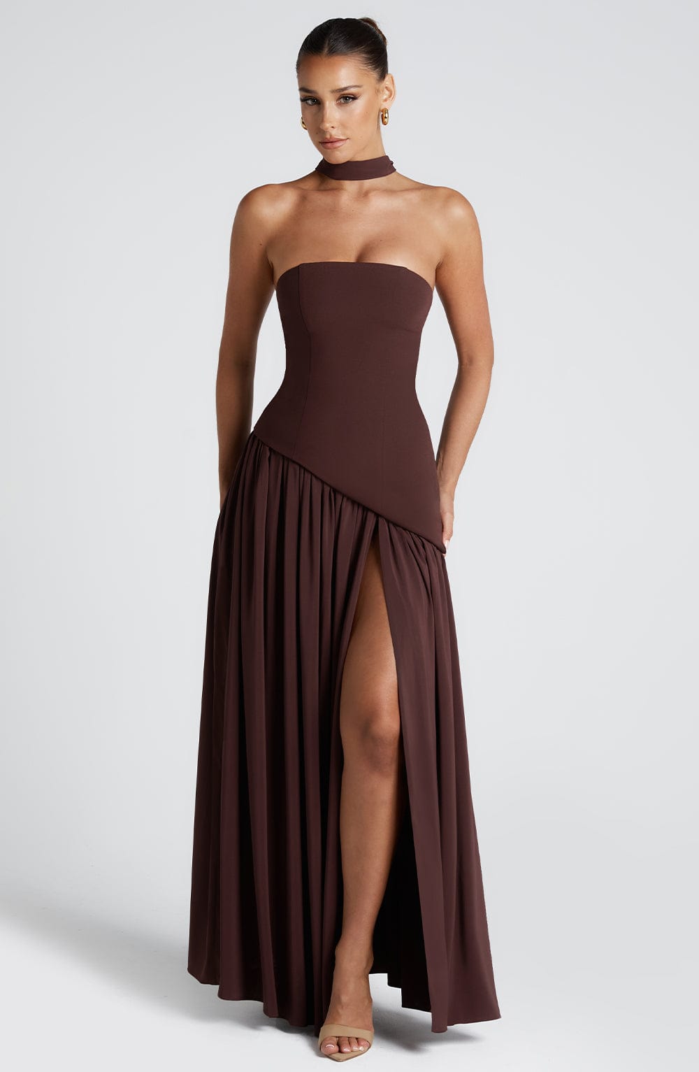 Maliyah Maxi Dress - Plum Brown - Seldom Seen Styles