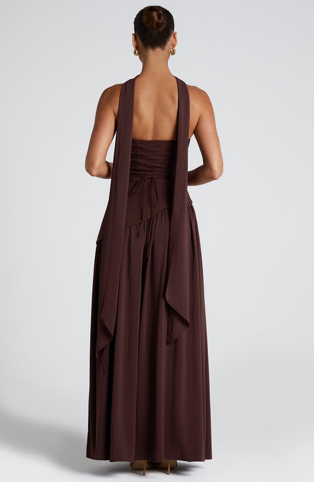 Maliyah Maxi Dress - Plum Brown - Seldom Seen Styles