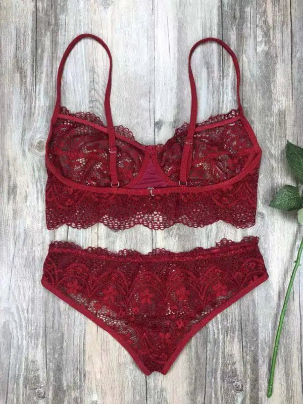 Never Ever Lace 2 Piece Set - Lingerie - Seldom Seen Styles