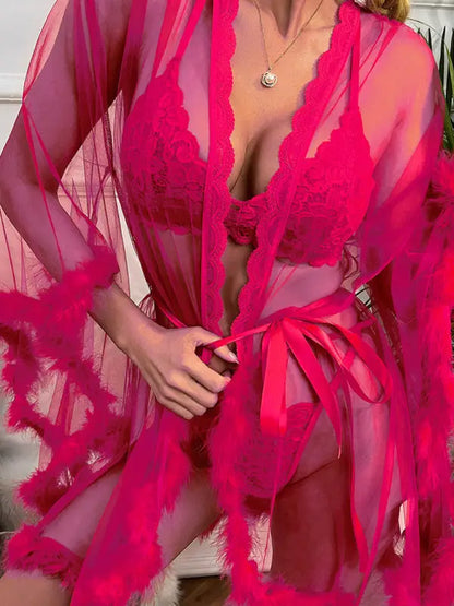 If Only Sheer Mesh Babydoll - Seldom Seen Styles