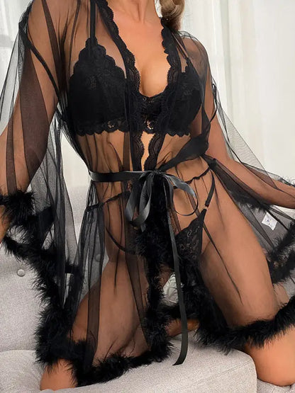 If Only Sheer Mesh Babydoll - Seldom Seen Styles