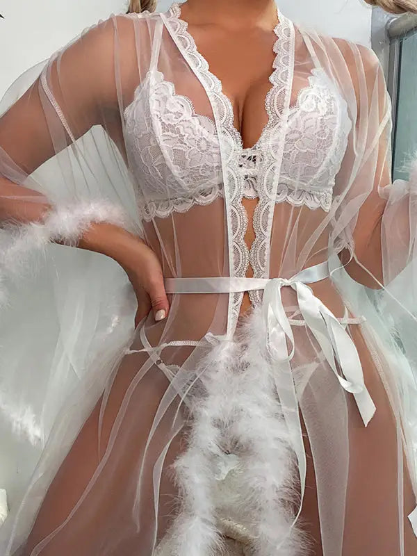 If Only Sheer Mesh Babydoll - Seldom Seen Styles