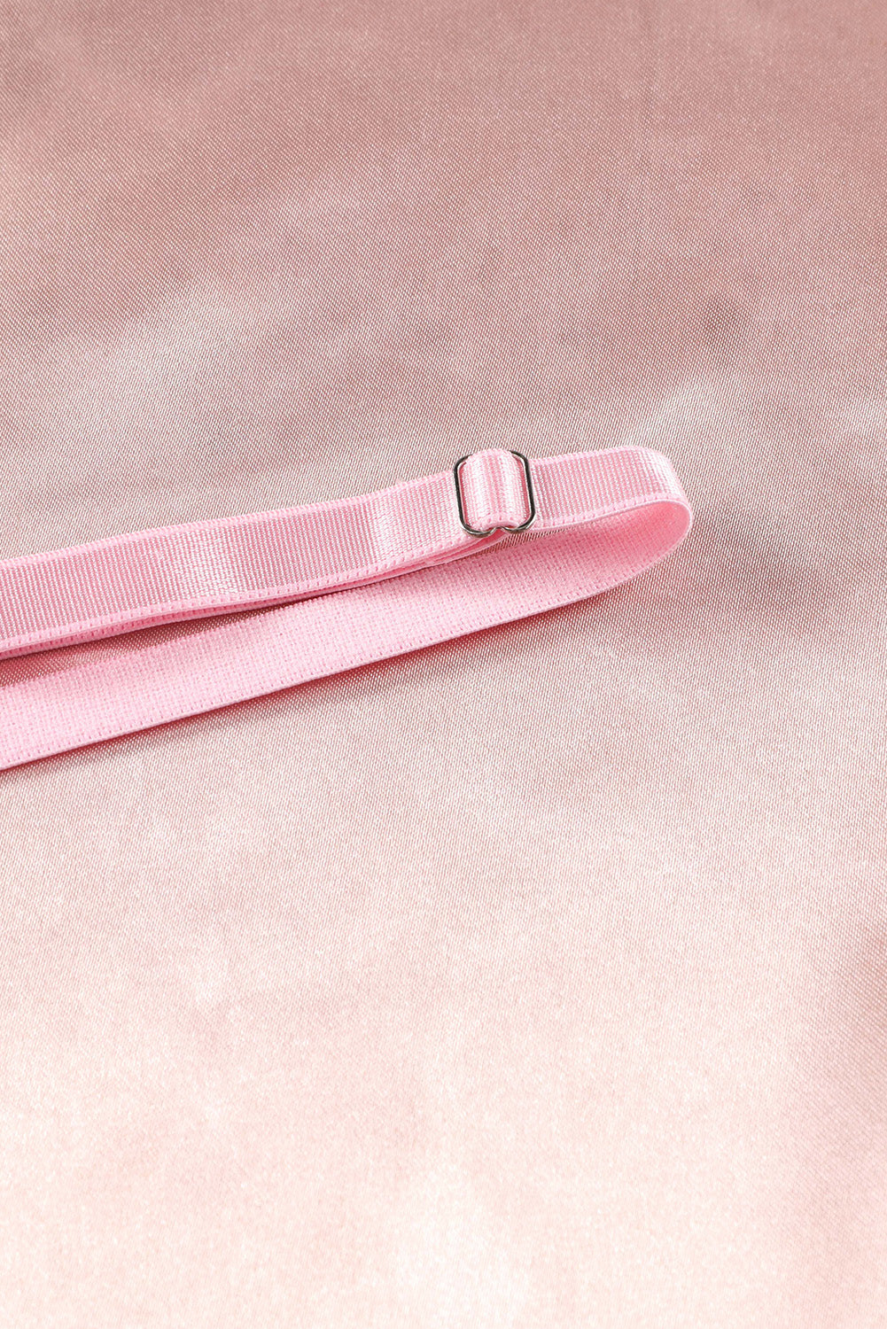 Pink Sheer Lace 3Pcs Garter Belt Lingerie Set - Seldom Seen Styles