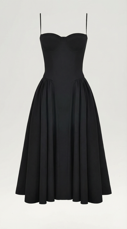Odette Corset Midi Dress