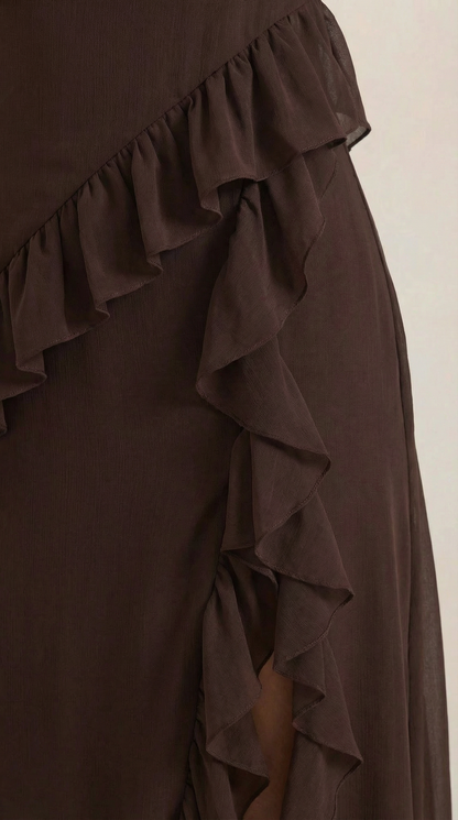 Susan Ruffled Maxi Dress