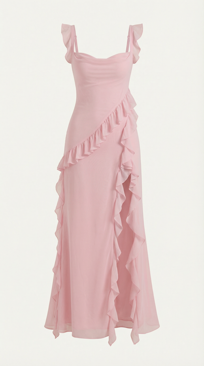 Susan Ruffled Maxi Dress