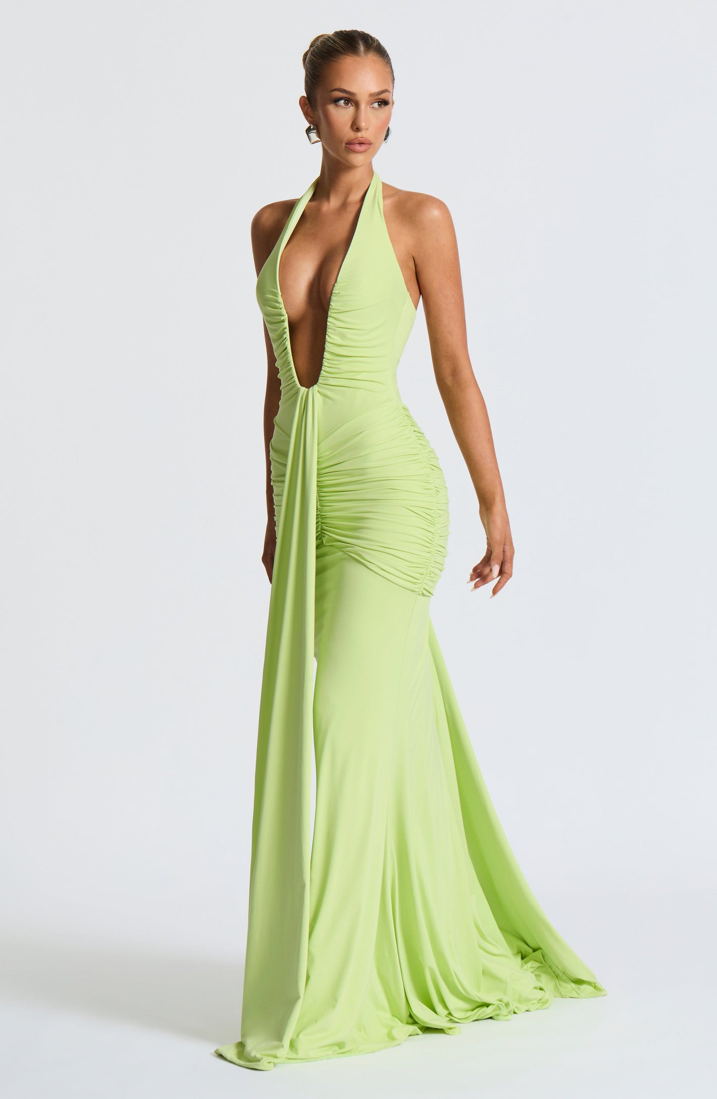 Rosetta Maxi Dress - Lime - Seldom Seen Styles