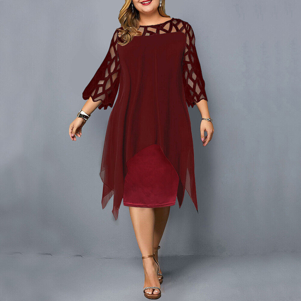 Isabel | Chic Plus Size Midi Dress For Modern Women - Seldom Seen Styles