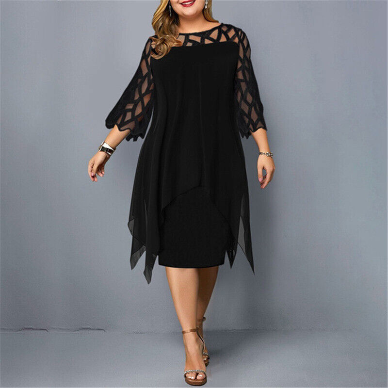 Isabel | Chic Plus Size Midi Dress For Modern Women - Seldom Seen Styles