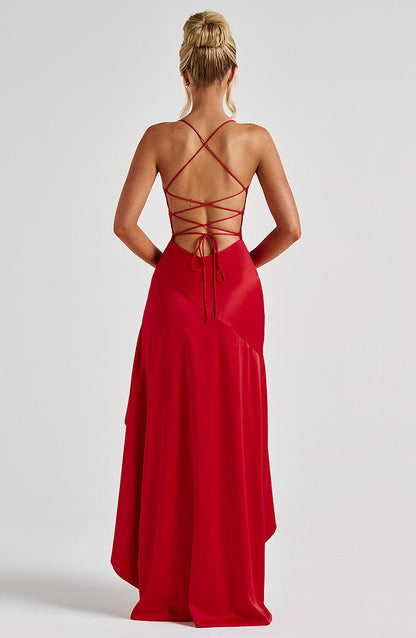 Samira Robe Longue - Red