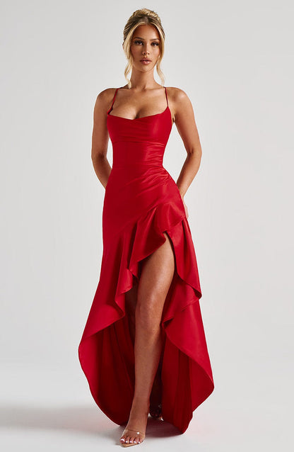 Samira Robe Longue - Red
