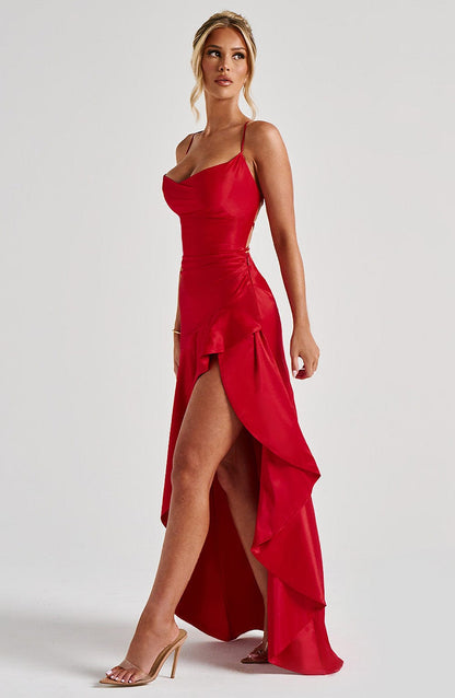 Samira Robe Longue - Red