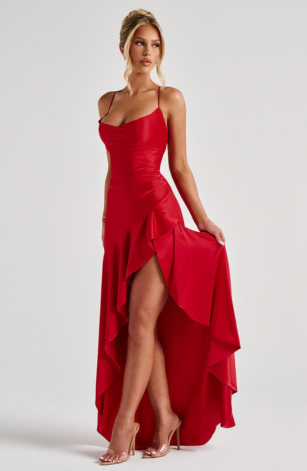 Samira Robe Longue - Red