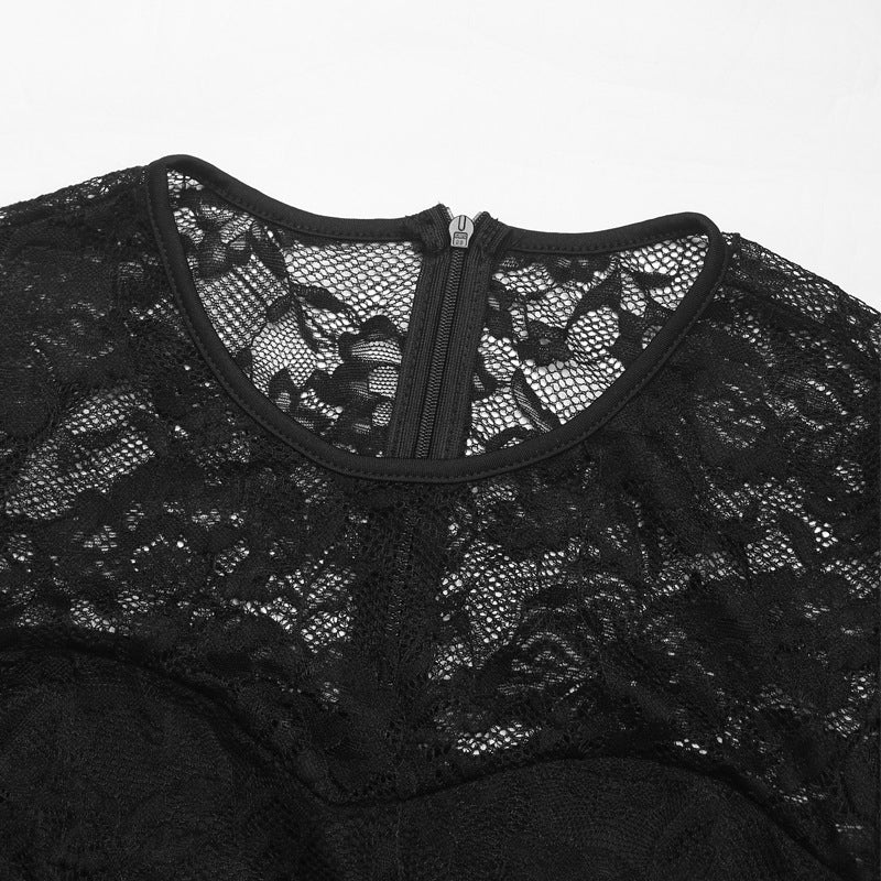 sexycherry Formal Jumpsuit for Women Dressy Wedding Guest Elegant Long Sleeve Long Straight Pants Cocktail Party Rompers - Seldom Seen Styles