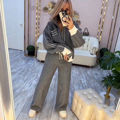 Women’s Stylish Jacket & Pants 2-Piece Set - Seldom Seen Styles