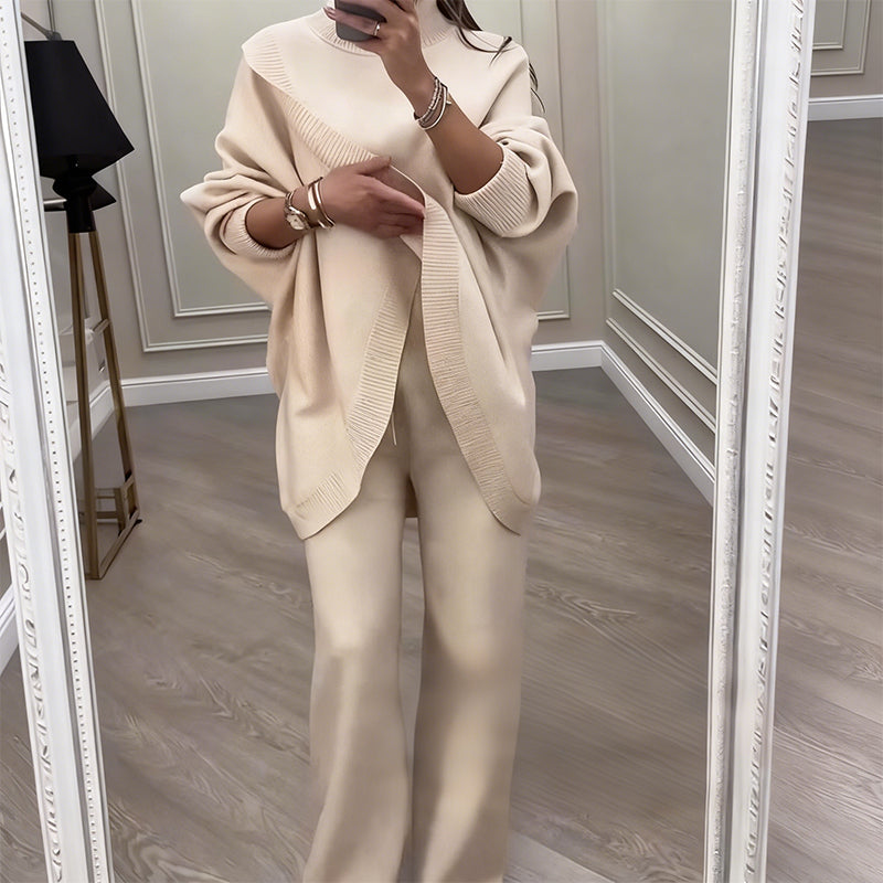 Women's 2-Piece Oversized Sweater & Pants Set - Seldom Seen Styles