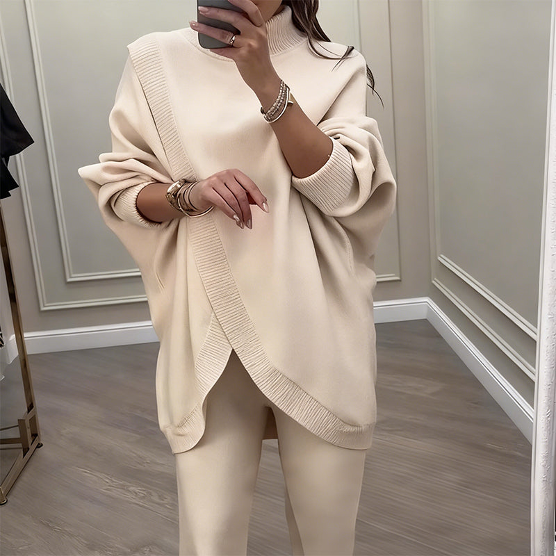 Women's 2-Piece Oversized Sweater & Pants Set - Seldom Seen Styles