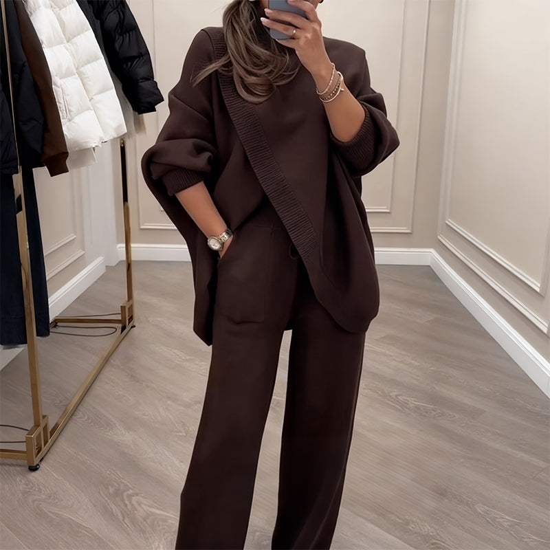 Women's 2-Piece Oversized Sweater & Pants Set