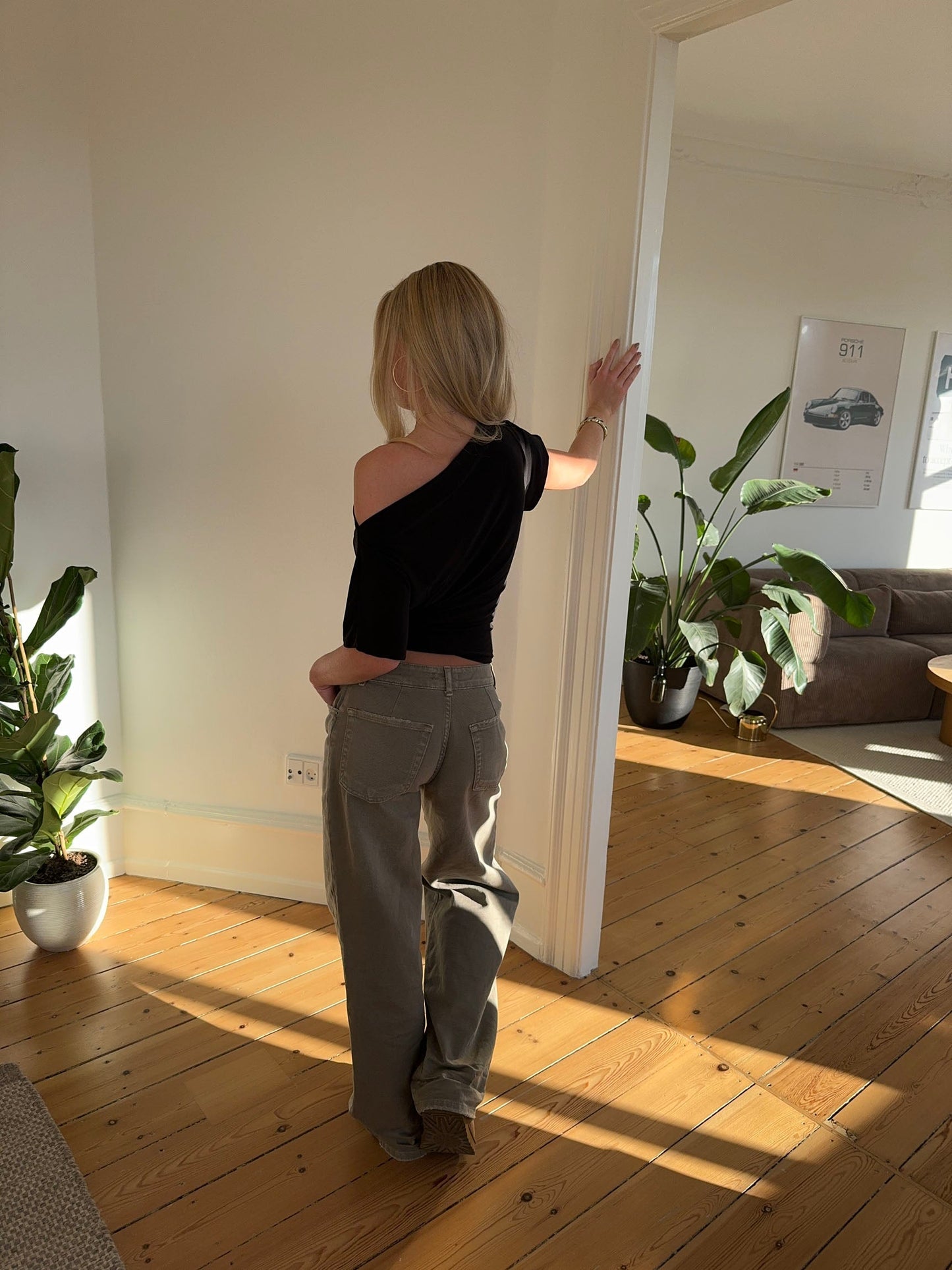 Florine fitted t-shirt - Black