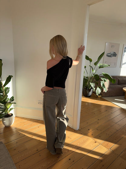 Florine fitted t-shirt - Black