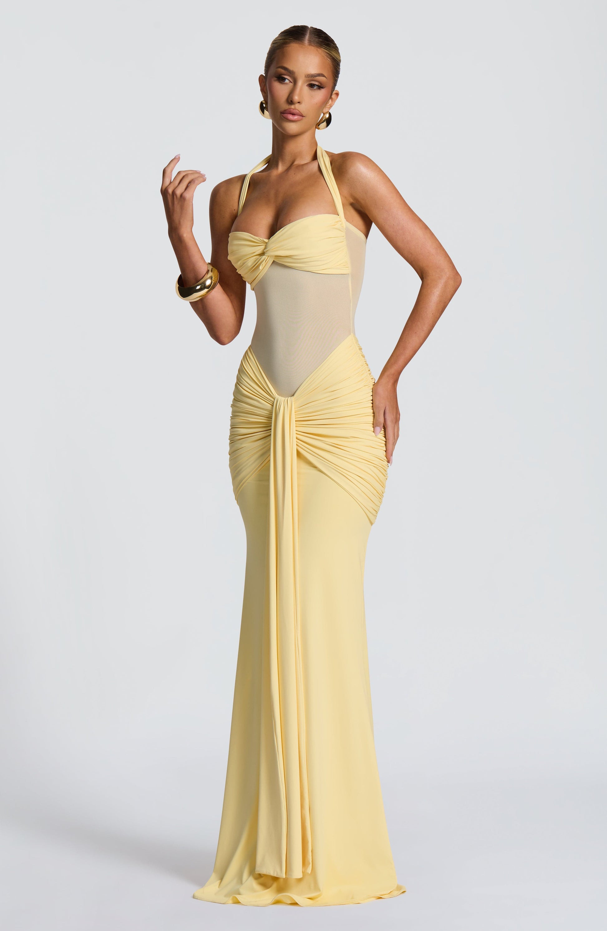 Vixen Maxi Dress - Lemon - Seldom Seen Styles