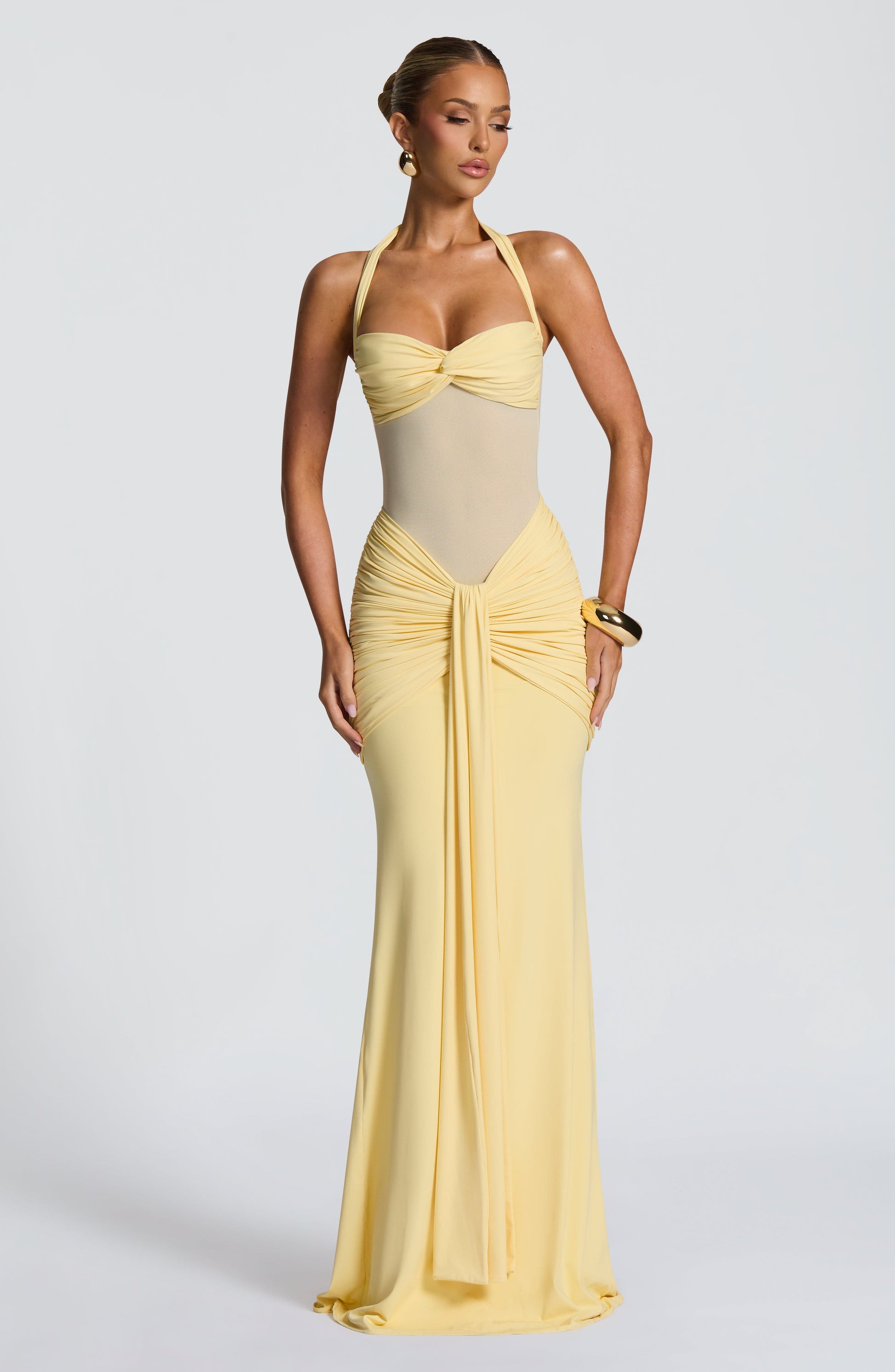 Vixen Maxi Dress - Lemon - Seldom Seen Styles